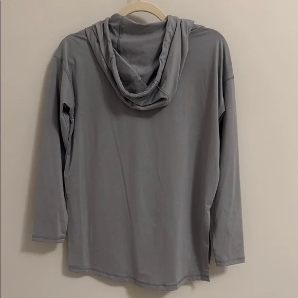 Ralph Lauren Gray Hooded Long Sleeve Top - Picture 4 of 4